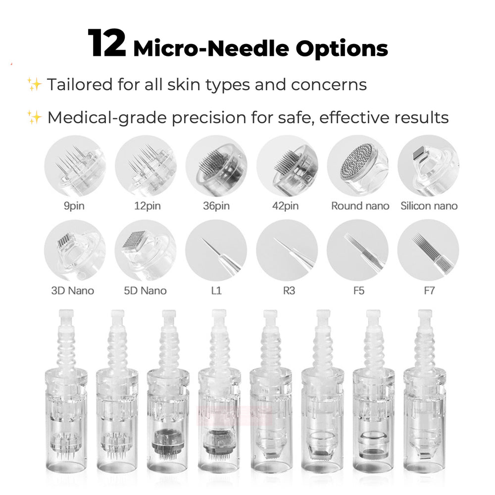 Dr. Pen M5/M7/N2/E30 Replacement Cartridges (100 Pack)