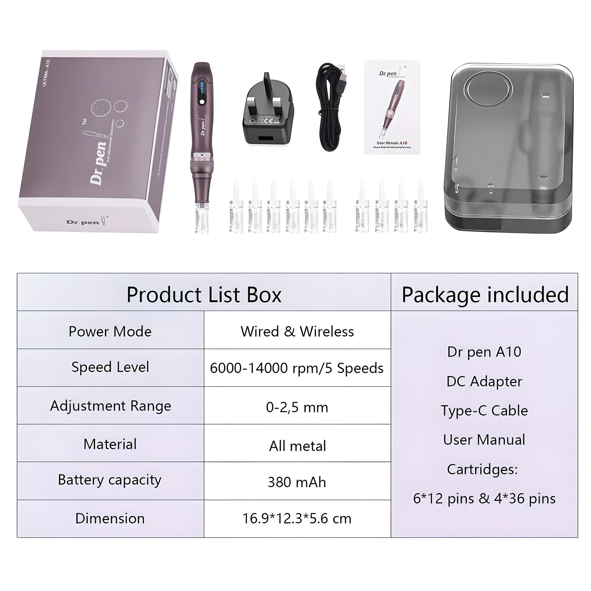 Dr.Pen A10 Pro Wireless Microneedling Pen