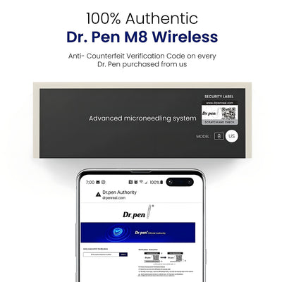 Dr. Pen M8S: 18-Pin Vertical-Strike Clinical Microneedling System