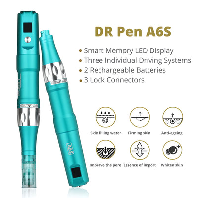 Dr. Pen A6S: Smart-Memory Dual-Power Clinical Microneedling System
