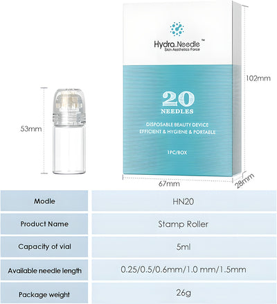 Hydra Needle HN20: Gravity-Assisted Transdermal Micro-Stamp
