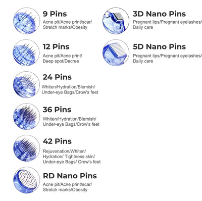 Dr. Pen A1 Replacement Cartridges (50 Pack)