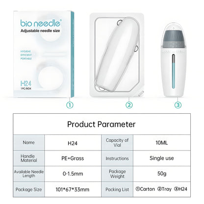 Dr. Pen Bio Needle H24 Hydra Adjustable Derma Stamp