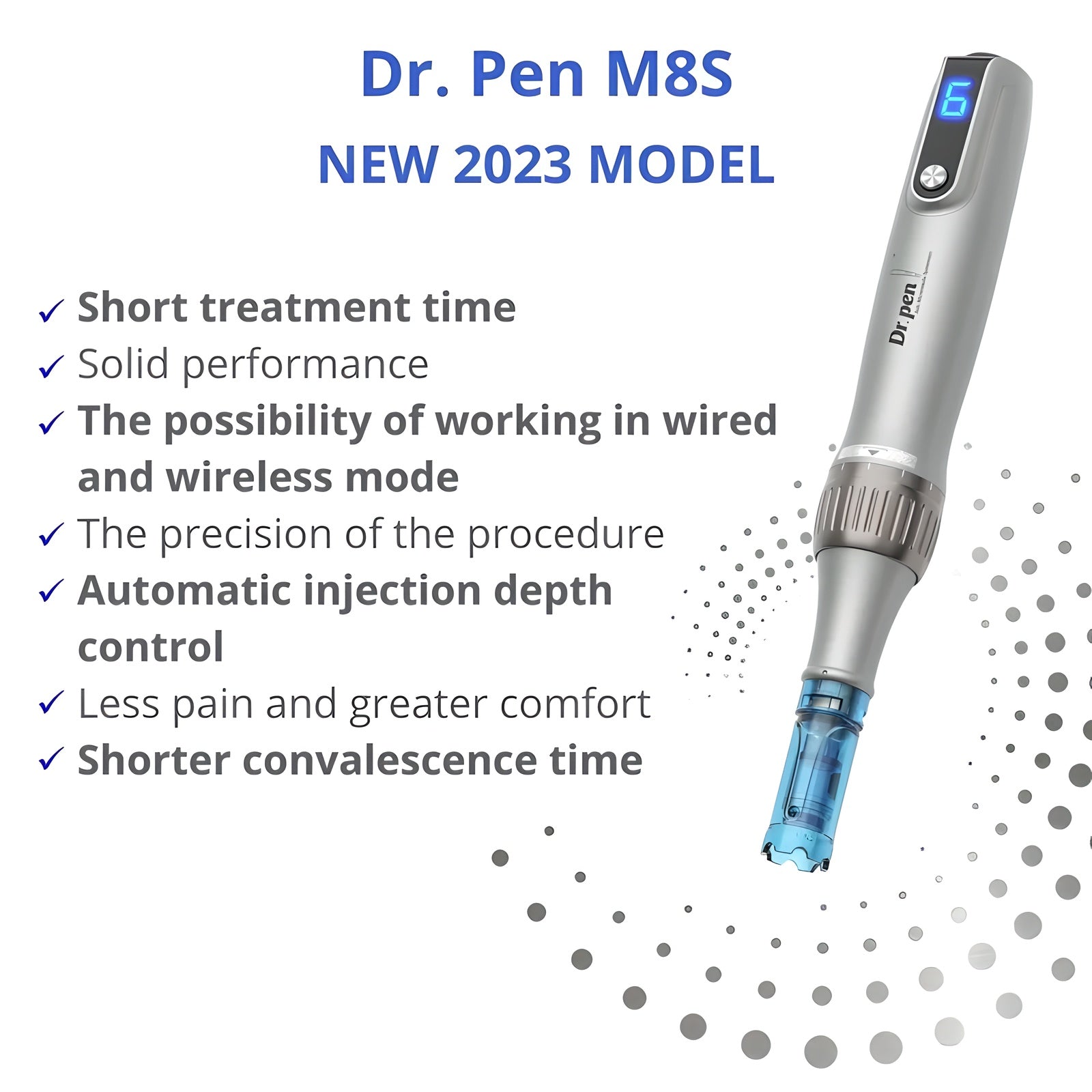Dr. Pen M8S Wireless Kit | 18-Pin Clinical Microneedling – drpenx