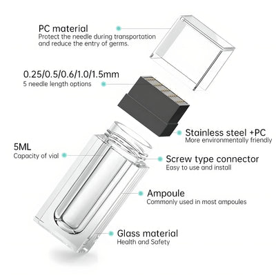Hydra Needle HN25: Gold-Plated Micro-Dosing Applicator
