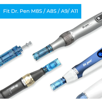 Dr. Pen 18-Pin Cartridges (M8S/A8S/A9/A11) | 3-Slot Bayonet Lock(10 Pack)