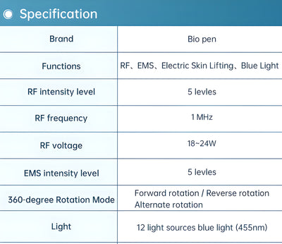 Bio. Pen T6: Photo-Kinetic Dermal Resonance System