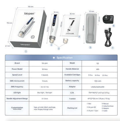 Bio Pen Q2 By Dr. Pen Ems Led Micro Current Probe